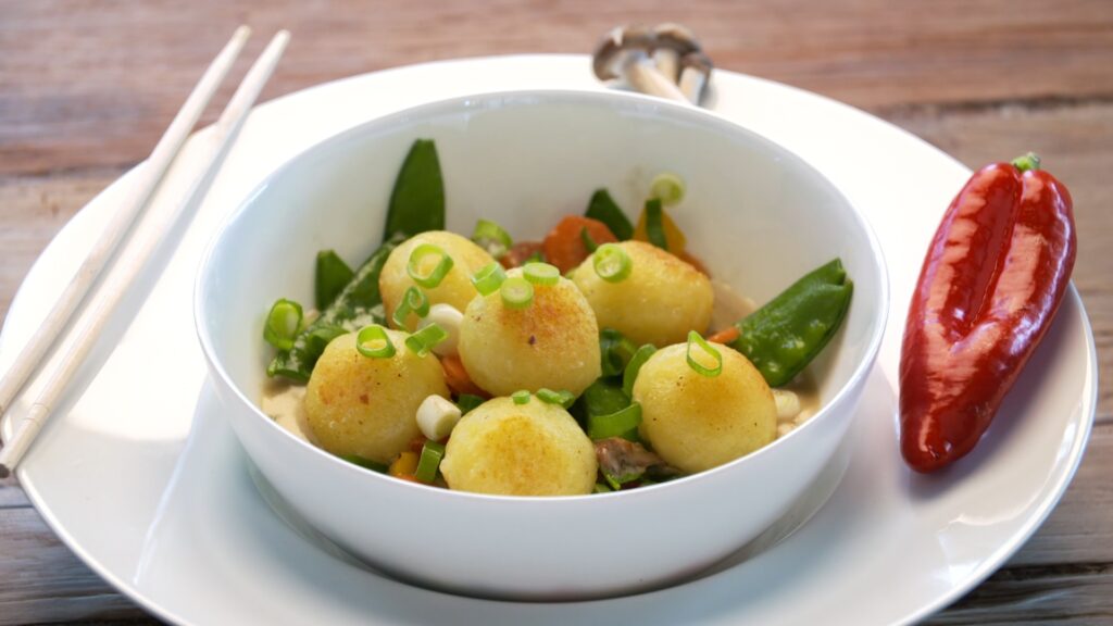 Rezepte mit veganen Knödelinos®