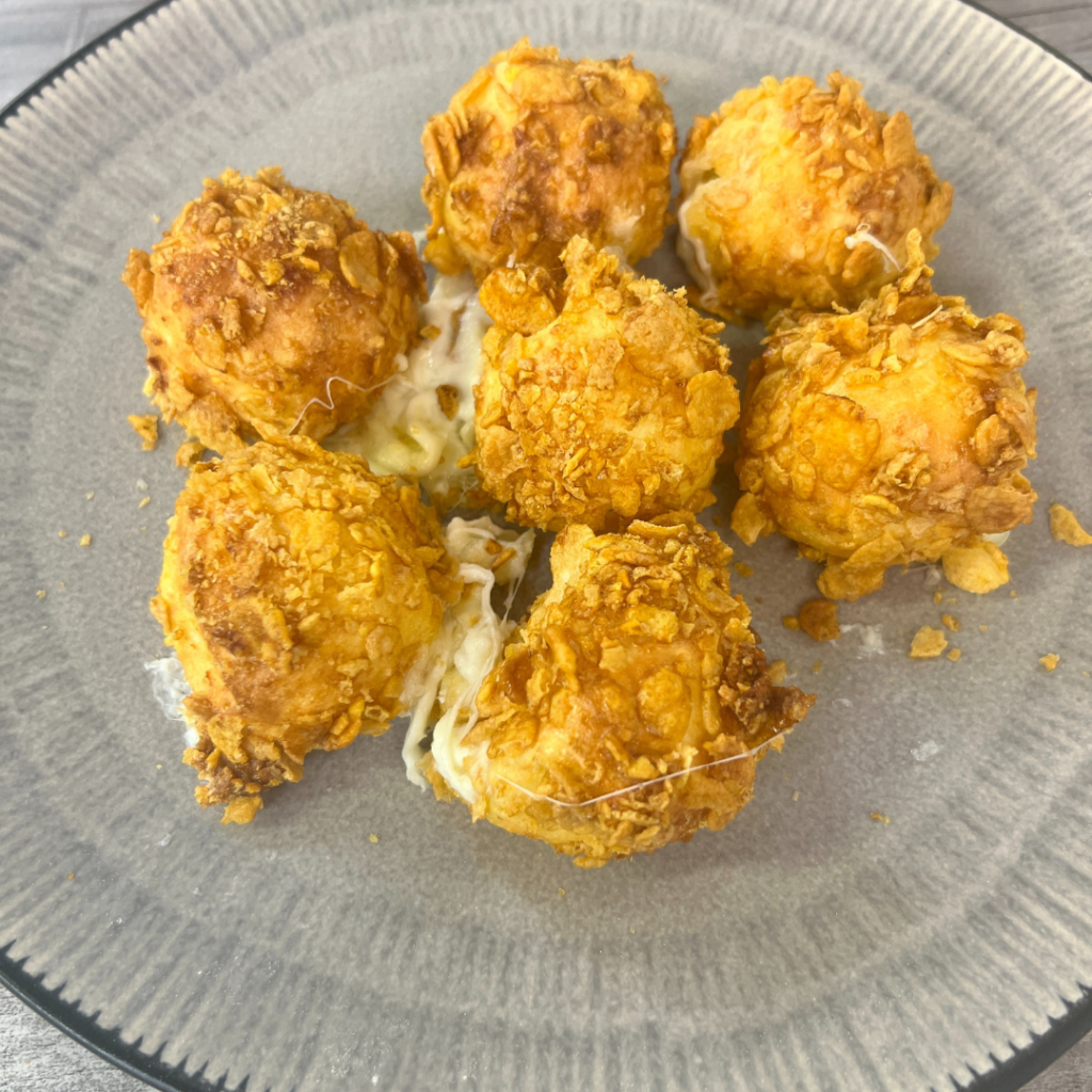 Crunchy Ködelinos mit Käse Füllung