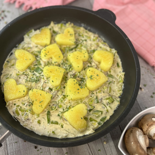 Herzelinos® Lauch-Pilz-Sahne Sauce