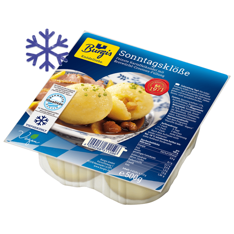 Tiefkühl Sonntagsklöße