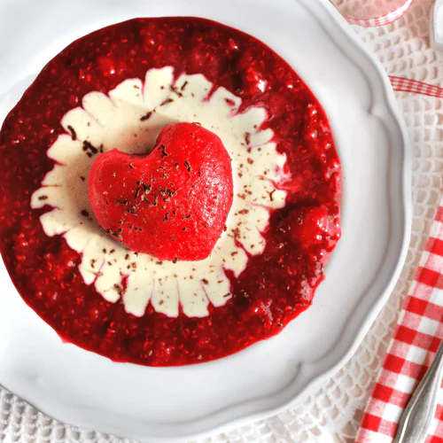 Knödel mit Vanillesoße