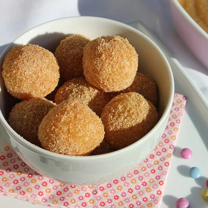 Miniknödel Rezept: Süße Knödelinos