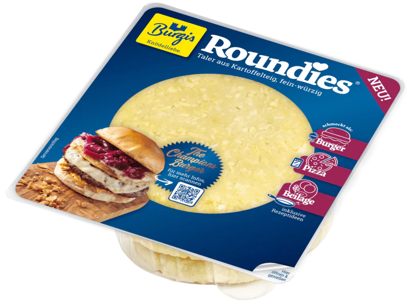 Produkt von Burgis: Roundies! Talter aus Kartoffelteig feinwürzig