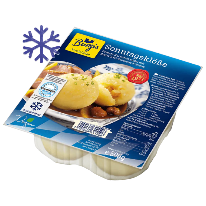 Burgis Tiefkühl Sonntagsklöße